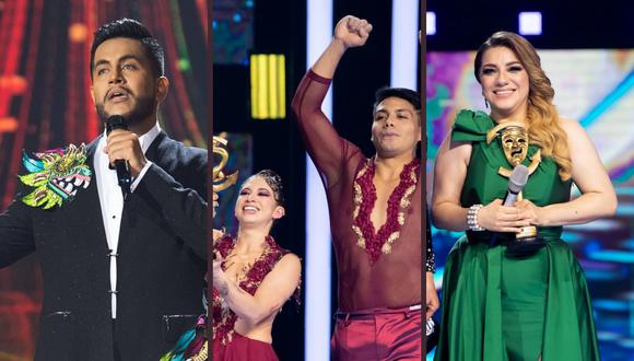 Luis Adrián (canto), Michelle y Gerardo (baile) y Karla (imitación) son los campeones del reality. FOTO: Twitter El Retador.