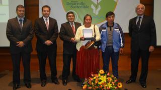 Los ganadores del premio al Desarrollo Sostenible de la SNMPE