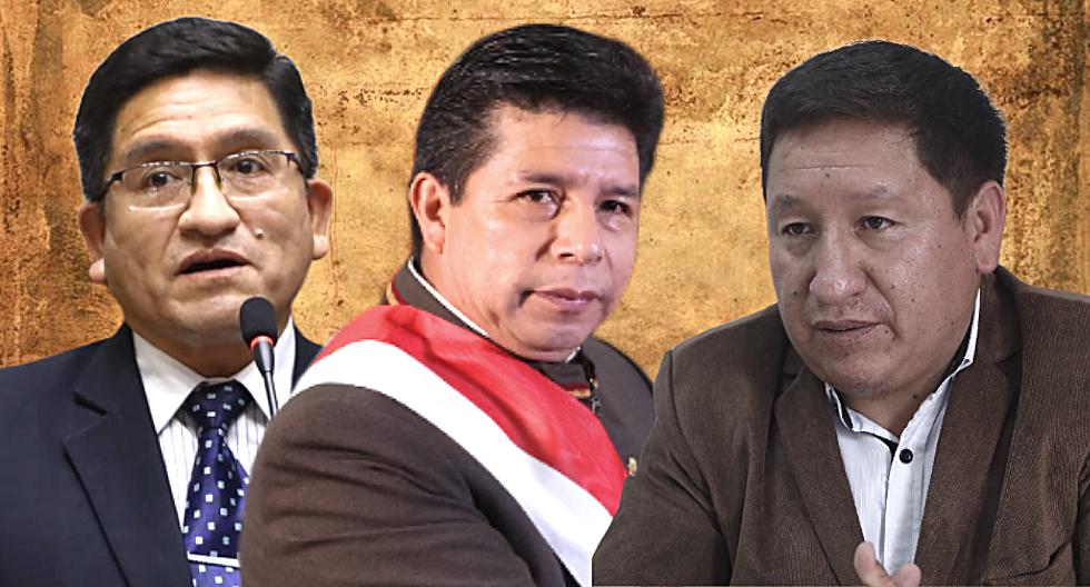 Familiares y allegados al presidente Pedro Castillo y los congresistas Elías Varas (izquierda) y Guido Bellido (derecha) han tenido un acercamiento irregular al Estado a través del poder de los altos funcionarios.