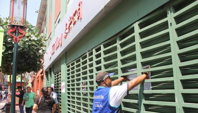 Estas acciones se desarrollaron en el quinto día de inspecciones en la zona 2 de Mesa Redonda. (Municipalidad de Lima)