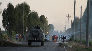 Tía María: enfrentamiento en Pampa Blanca duró más de dos horas