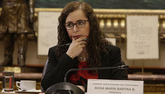 Rosa Bartra indicó que existen irregularidades que deben ser aclaradas por el ministro del Interior, Carlos Morán. (Foto: GEC)