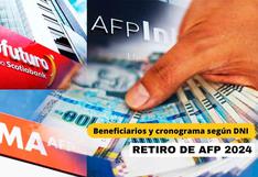 Cronograma Retiro AFP 2024: Cuándo solicitar tu dinero según tu número de DNI