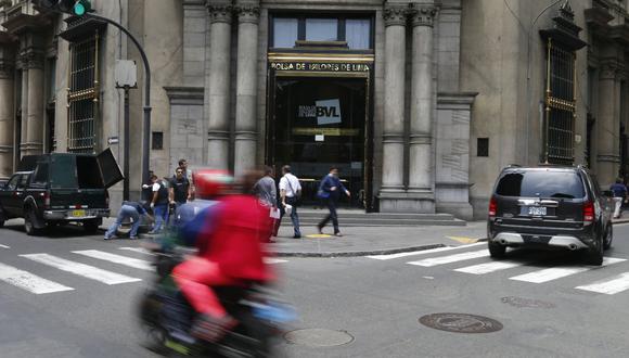 El indicador S&P/BVL Perú General, el más representativo de la bolsa, caía un -0.85%. (Foto: GEC)