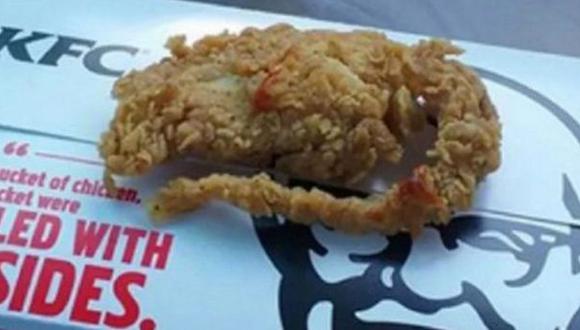 Hizo pedido a KFC y se llevó terrible sorpresa [VIDEO]