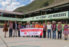 Cusco: Las Bambas invierte más de S/ 1,4 millones para mejorar institución educativa en Huascabamba