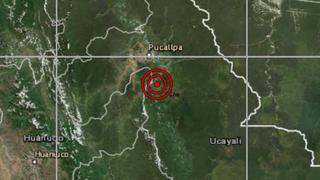 Sismo de magnitud 4,6 se registró esta mañana en Ucayali, según el IGP