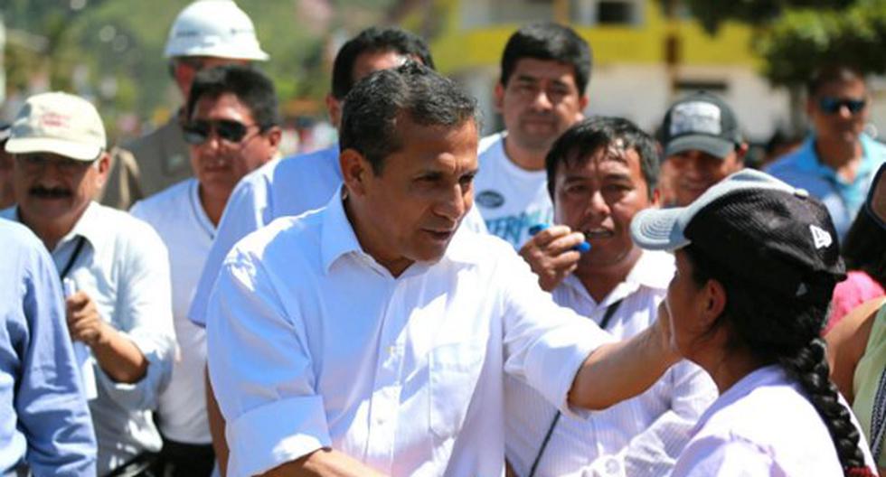 Ollanta Humala viajará a Junín para participar en la ceremonia de inauguración de la Puesta a Punto de la Carretera La Oroya- Dv. Cerro de Pasco. (Foto: Andina)