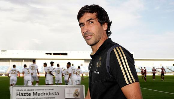 Raúl González es entrenador del Real Madrid Castilla desde mediados del 2019. (Getty)