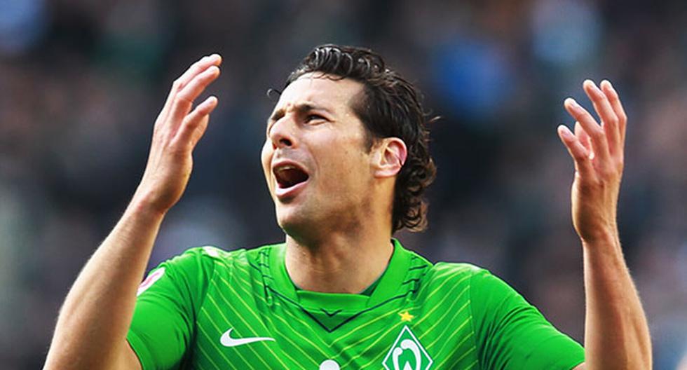 Claudio Pizarro trabaja para llegar al partido del Werder Bremen la próxima semana. (Foto: Getty Images)