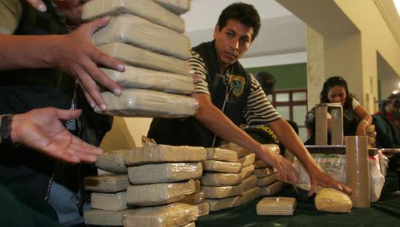 Incautan 260 kilos de cocaína proveniente del Vraem