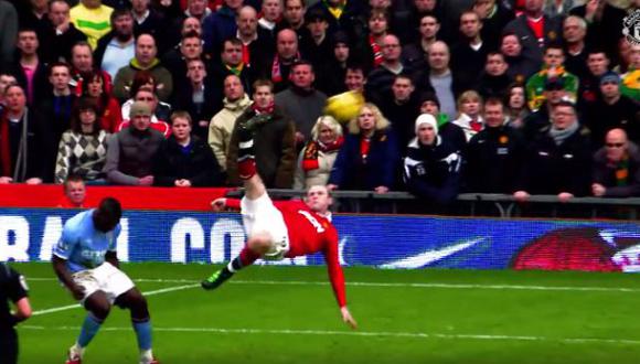 Increíble gol acrobático de Wayne Rooney cumplió cinco años