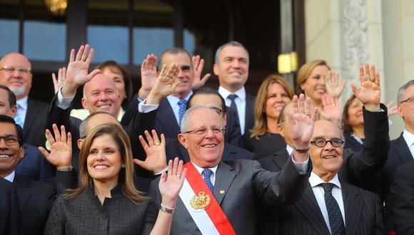 El denominado Gabinete de la reconciliación, que liderará Mercedes Aráoz, tomará juramento mañana. (Foto: Presidencia)