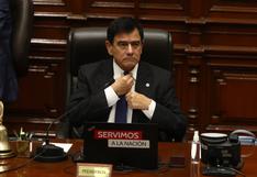 Congreso: José Williams anuncia que la actual legislatura se ampliará hasta el 10 de febrero
