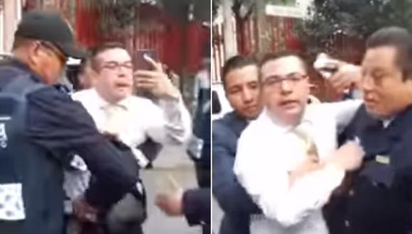 Choca ebrio, graba, se enoja y surge “Lord Godinez” [VIDEO]