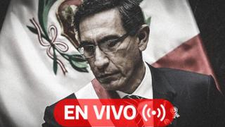 Martín Vizcarra EN VIVO: Congreso aprobó vacancia presidencial en contra del mandatario