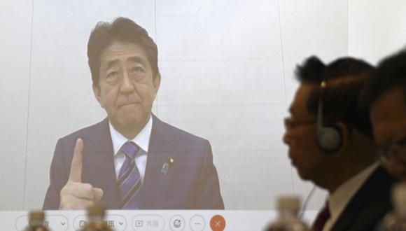 El exprimer ministro de Japón, Shinzo Abe.  AP