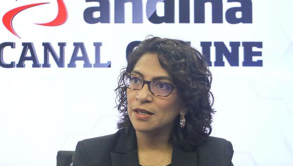Leslie Urteaga, ministra de Cultura, respaldó labor de Ninoska Chandia en presidencia del IRTP. (Foto: Andina)