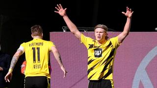 Goles de Erling Haaland: así fue el doblete del noruego en la victoria de Borussia Dortmund en Bundesliga | VIDEOS