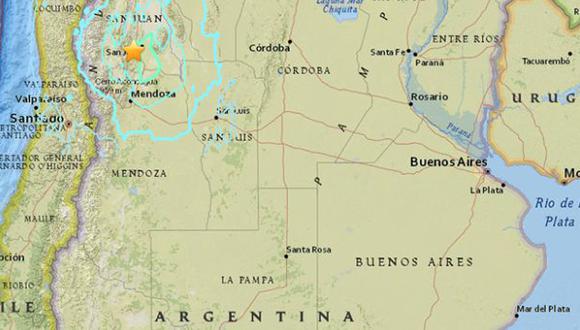 Argentina: Terremoto de 6,4 grados sacude provincia de San Juan