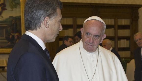 La fría y formal cita entre el papa Francisco y Macri [FOTOS]