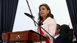 Dina Boluarte: “Este no es el momento para dilatar la salida a la crisis política”
