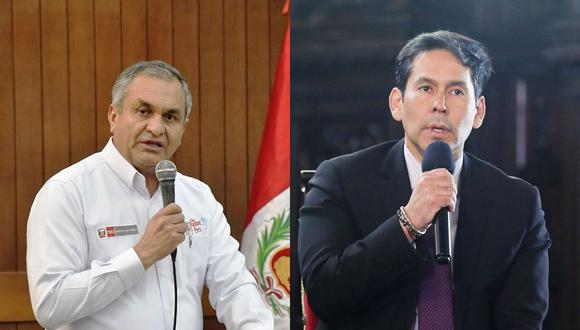 Vicente Romero y Julio Demartini comentaron el proceso iniciado por Víctor Polay ante la CIDH. (Foto: Andina)