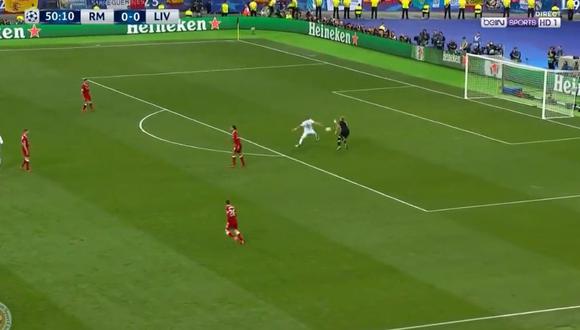 Real Madrid vs. Liverpool: error de Karius y  gol de Karim Benzema para el 1-0 | VIDEO