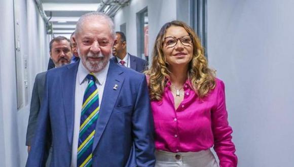 Lula y  Rosângela da Silva, “Janja”, se casaron en el 2022. (RICARDO STUCKERT).