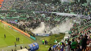 Disturbios en Medellín: se suspendió el Atlético Nacional vs. América de Cali