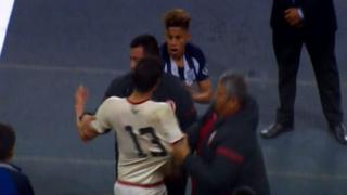 Universitario vs. Alianza Lima: Kevin Quevedo y Horacio Benincasa se agredieron en el túnel del vestuario