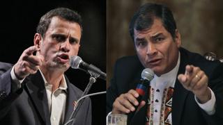 Capriles llamó "irresponsable" a Correa por acusarlo de golpista