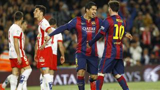 Barcelona goleó 4-0 a Almería y sigue firme hacia el título