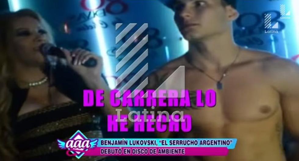 Benjamín Lukovski debutó en discoteca gay. (Foto: Captura Latina)