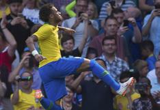 Neymar será titular en amistoso de Brasil contra Austria