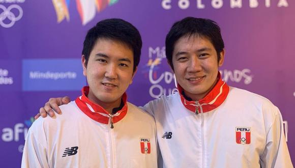 Aldo Guibu y Riki Tateishi ganaron medalla de plata en Juegos Bolivarianos. (Foto: IG @fedeperubowling)