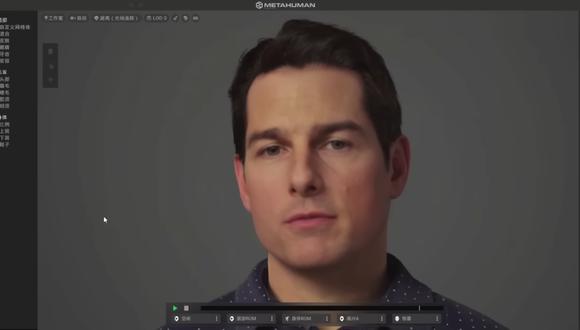 El deepfake de Tom Cruise hecho con Unreal Engine 5. | (Foto: Ralph Virtual/Captura de pantalla)