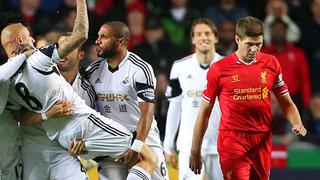 Liverpool resignó empate 2-2 ante Swansea pero se mantiene como líder