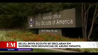 Boys Scouts de EE.UU. se declaran en quiebra ante demandas por abuso sexual