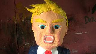 La piñata de Donald Trump a la que "todo el mundo quiere pegar"