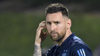Lionel Messi en busca de su primer gol a Países Bajos con Argentina en el Mundial