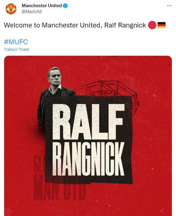 Ralf Rangnick es el nuevo entrenador de Manchester United. (Foto: Captura de Twitter)