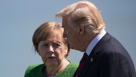 Angela Merkel desmiente a Donald Trump sobre presunto aumento de criminalidad en Alemania. (AFP).