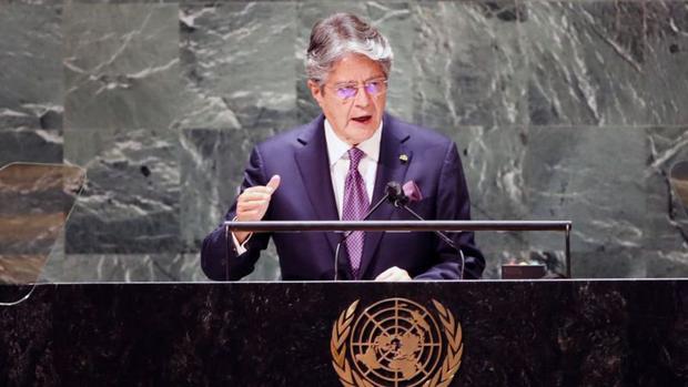 Ecuador's President Guillermo Lasso is on file.  (Getty Images).