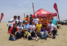 Dakar 2018: Pilotos peruanos realizaron exhibición en dunas