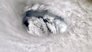 Astronauta toma una foto desde el espacio del monstruoso huracán Dorian