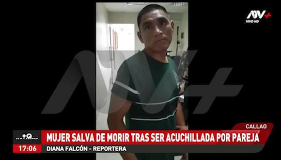 El sujeto fue detenido por la Policía y trasladado a la comisaría del Callao. (Foto: ATV+)