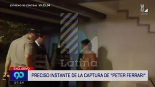 Así fue el allanamiento a mansión de Peter Ferrari en La Molina