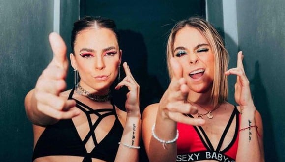 Kate del Castillo tiene dos sobrinas gemelas que ahora están triunfando como cantantes de música urbano. (Foto: Las Prez / Instagram)