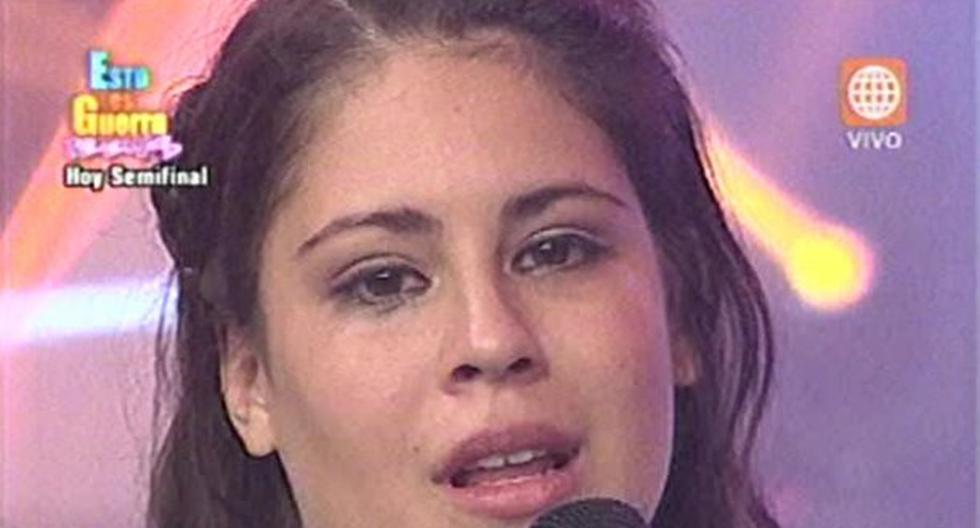 Pierina Zignago fue eliminada de \'Esto es Guerra Teens\'. (Foto: Captura América Televisión)